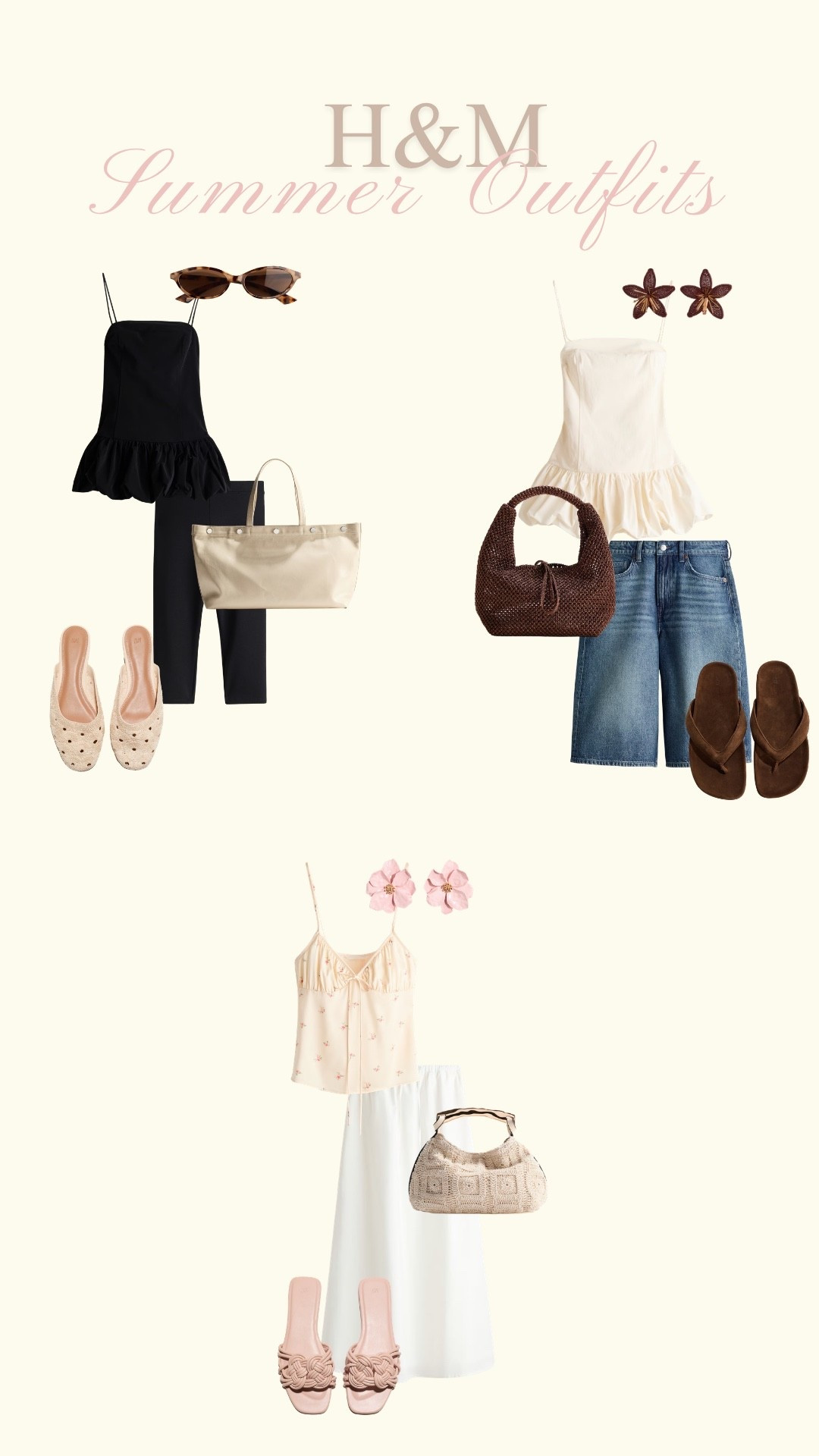 H&M Summer Outfits ☀️🎀