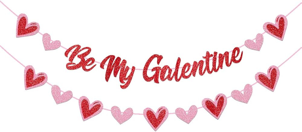 Be My Galentine Banner for Happy Galentine's Day Decorations,Galentine's Day Banner with Heart fo... | Amazon (CA)