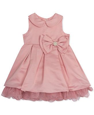 Rare Editions Baby Girls Mesh Ruffle Dress & Reviews - Dresses - Kids - Macy's | Macys (US)