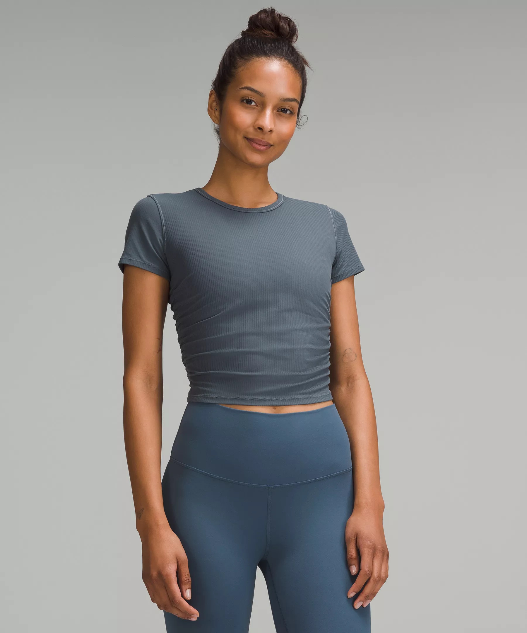 All It Takes Ribbed Nulu T-Shirt | Women's Short Sleeve Shirts & Tee's | lululemon | Lululemon (US)