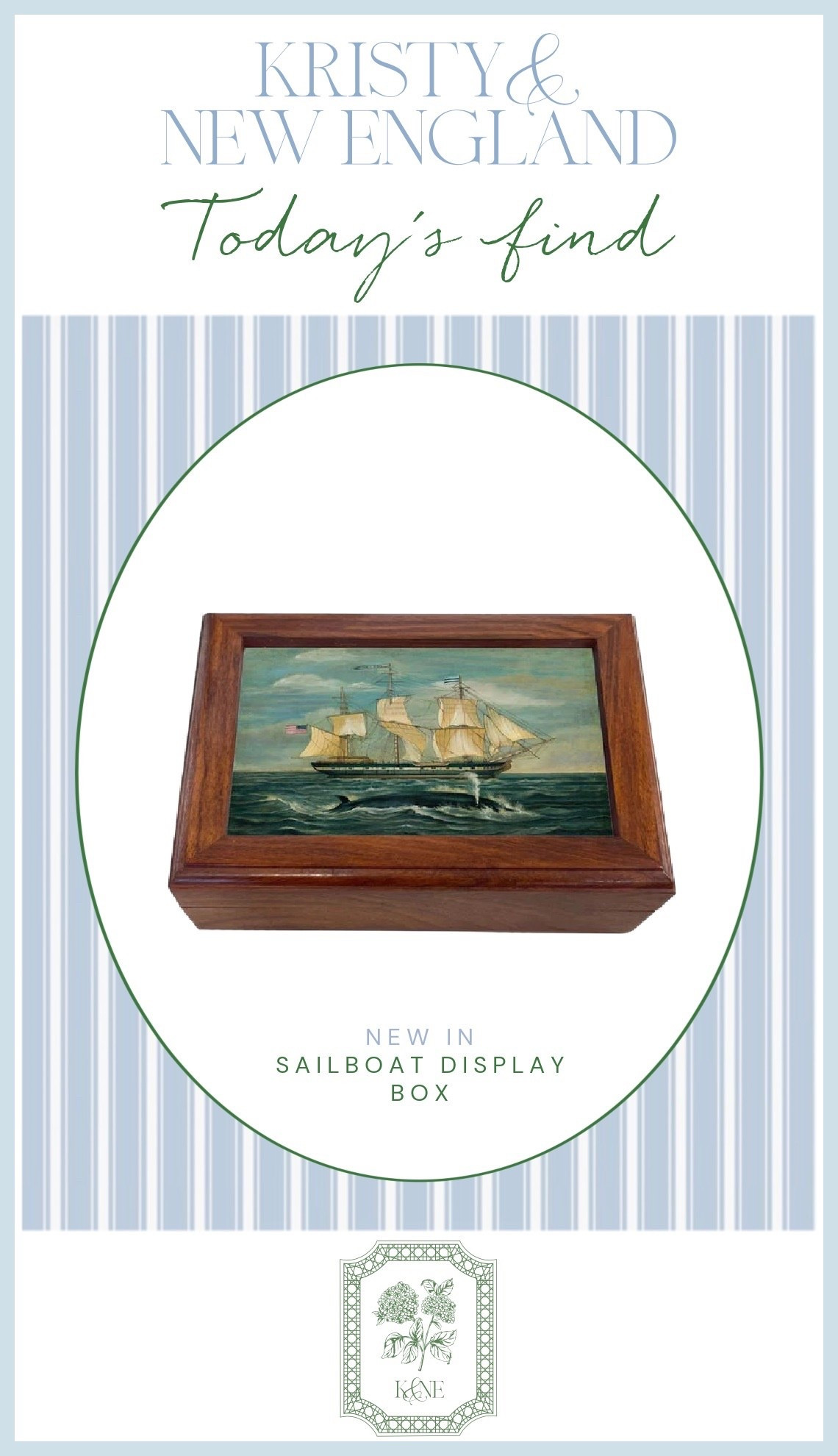 Love this ship art accent box for a coastal home 

#LTKHome #LTKOver40
