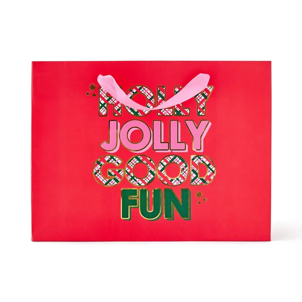 Packed Party - Holly Jolly Good Fun - Medium Holiday Gift Bag.  9.875" x 4.5" x 7.5". - Walmart.c... | Walmart (US)