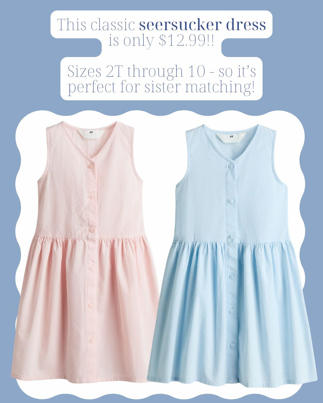 classic seersucker dress for only $12.99! 

 #LTKKids