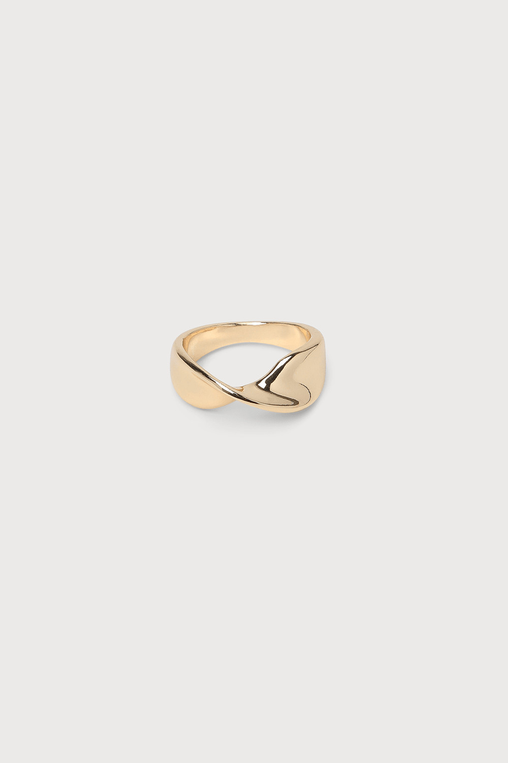 Twisting Fate Gold Twisted Ring | Lulus (US)