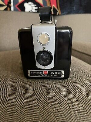 Vintage Kodak Brownie Hawkeye Camera Flash Model | eBay US
