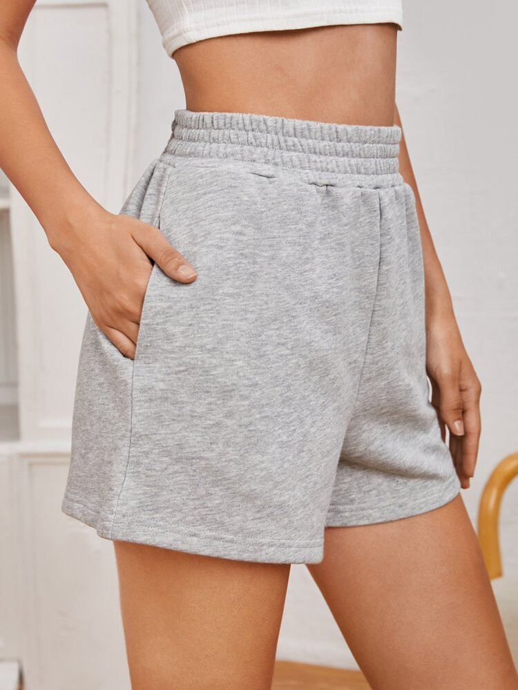 SHEIN EZwear Solid Elastic Waist Shorts
       
              
              $11.49        
    (... | SHEIN