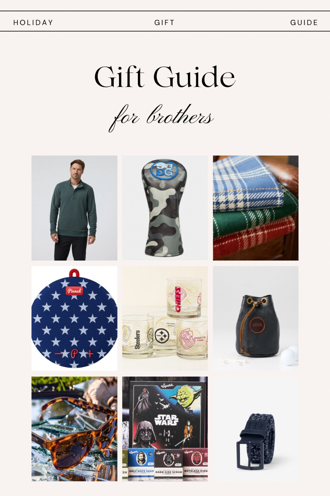 Gifts for brothers 

#LTKCyberWeek #LTKMens #LTKGiftGuide