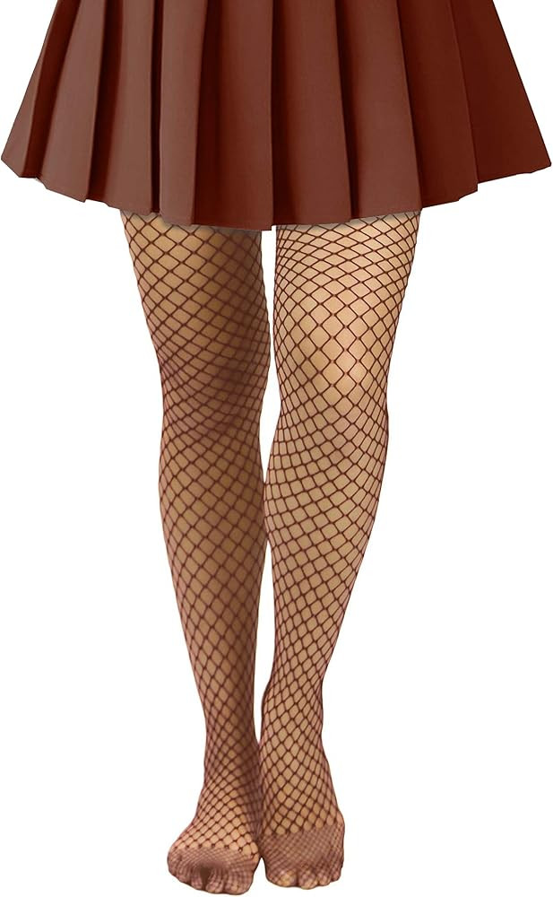 Lastclream High Waisted Fishnet Tights for Women Sexy Fishnets Stockings Full Footed Fishnet Shee... | Amazon (US)