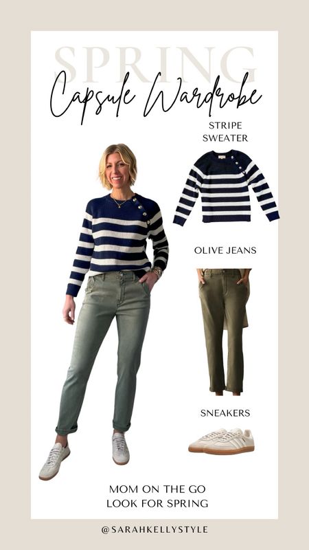 Outfit inspiration for spring from my Spring Capsule Wardrobe! Mom on the go look

#LTKSeasonal #LTKstyletip #LTKover40