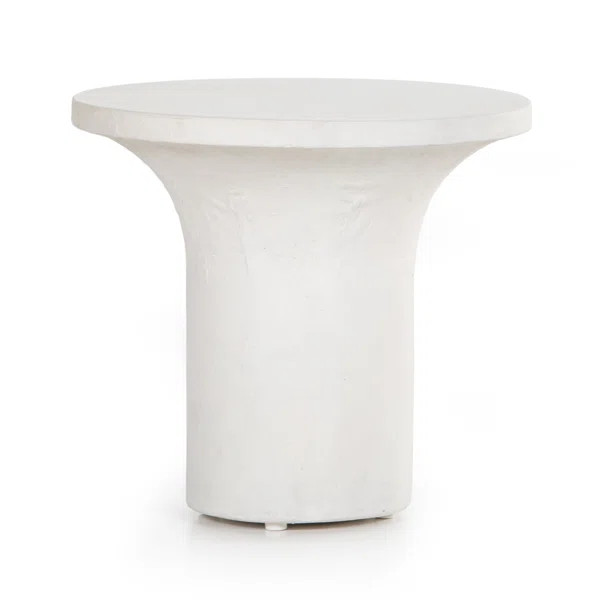Hari Concrete Top Pedestal End Table | Wayfair North America