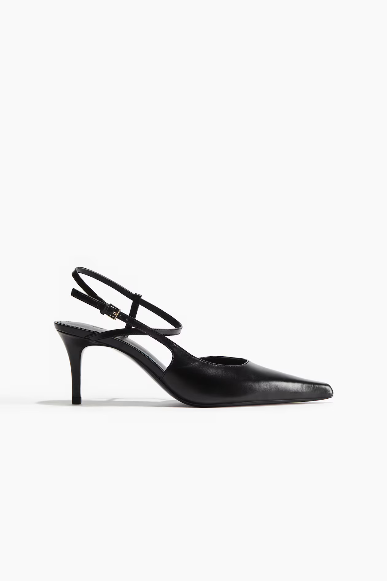 Spitze Pumps aus Leder | H&M (DE, AT, CH, NL, FI)