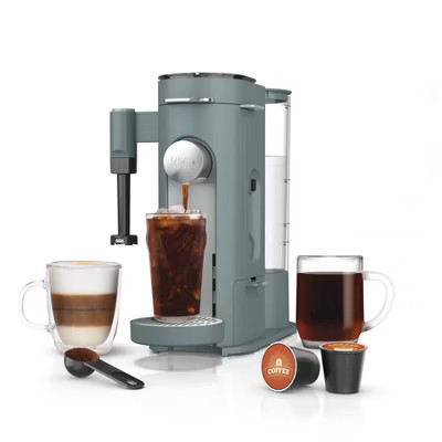 Ninja Single-Serve Pods & Grounds Coffee Maker with Integrated Milk Frother Sage Green: Drip & Si... | Target
