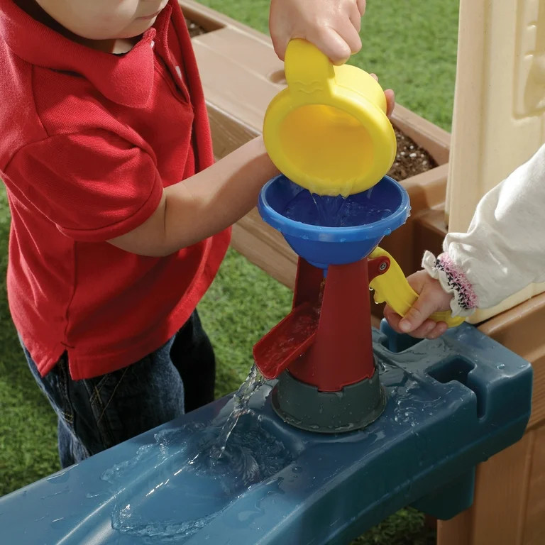 Step2 Great Outdoors Brown Toddler Playhouse with Grill and Planter Play Toys for Outside | Walmart (US)