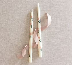 Pattern Taper Candles - Set of 2 | Pottery Barn (US)