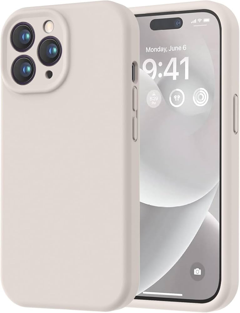 LOVE 3000 Designed for iPhone 13 Pro Max Case, Premium Silicone with [Soft Anti-Scratch Microfibe... | Amazon (US)