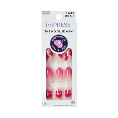 Impress Design Press-On Fake Nails - Medium Almond - Summer Spell - 33ct | Target