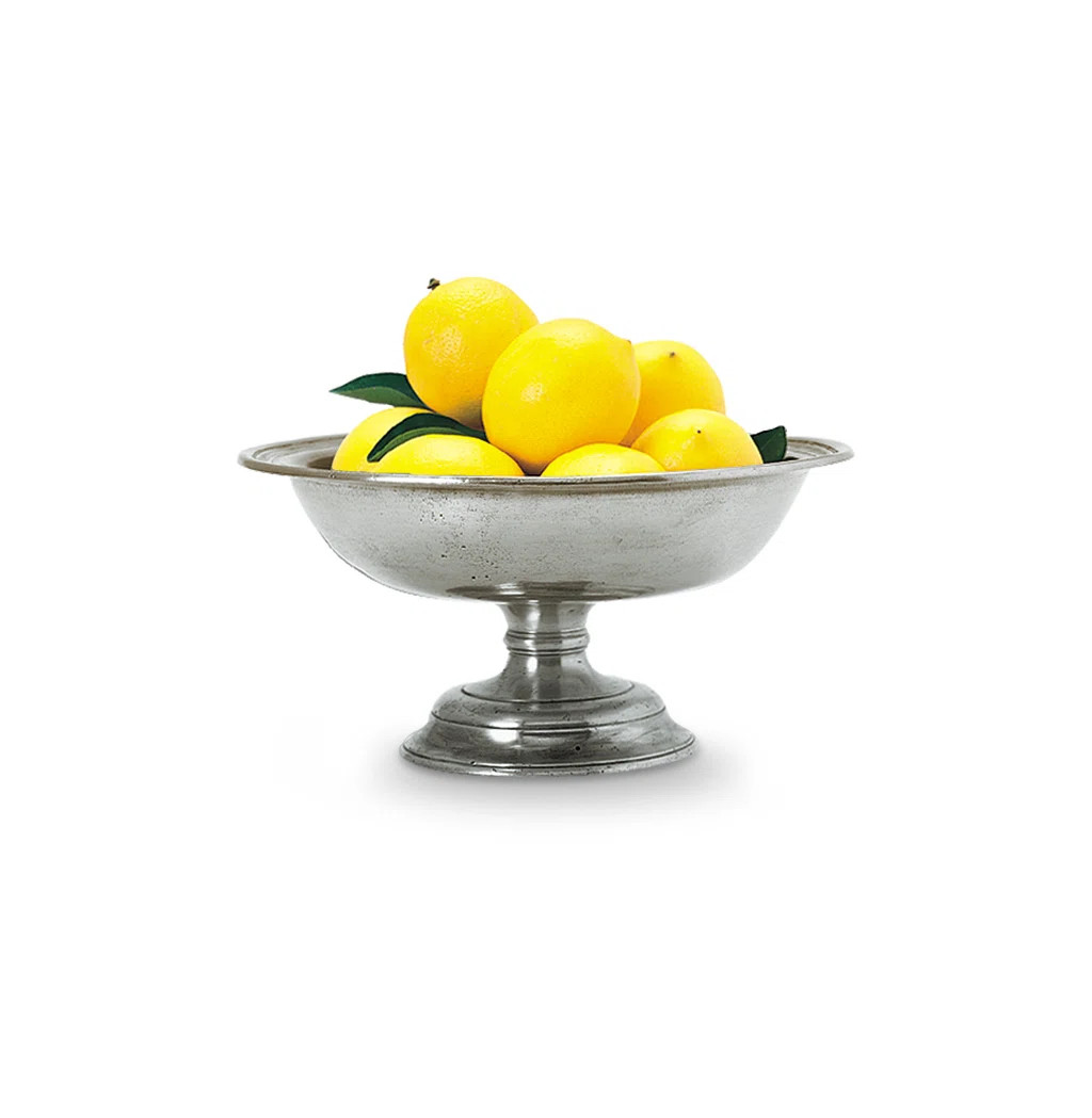 Handmade Pewter Fruit Bowl | Perigold