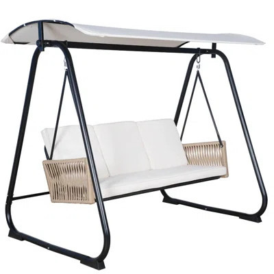 Parker Patio Swing With Canopy Stand | Wayfair North America