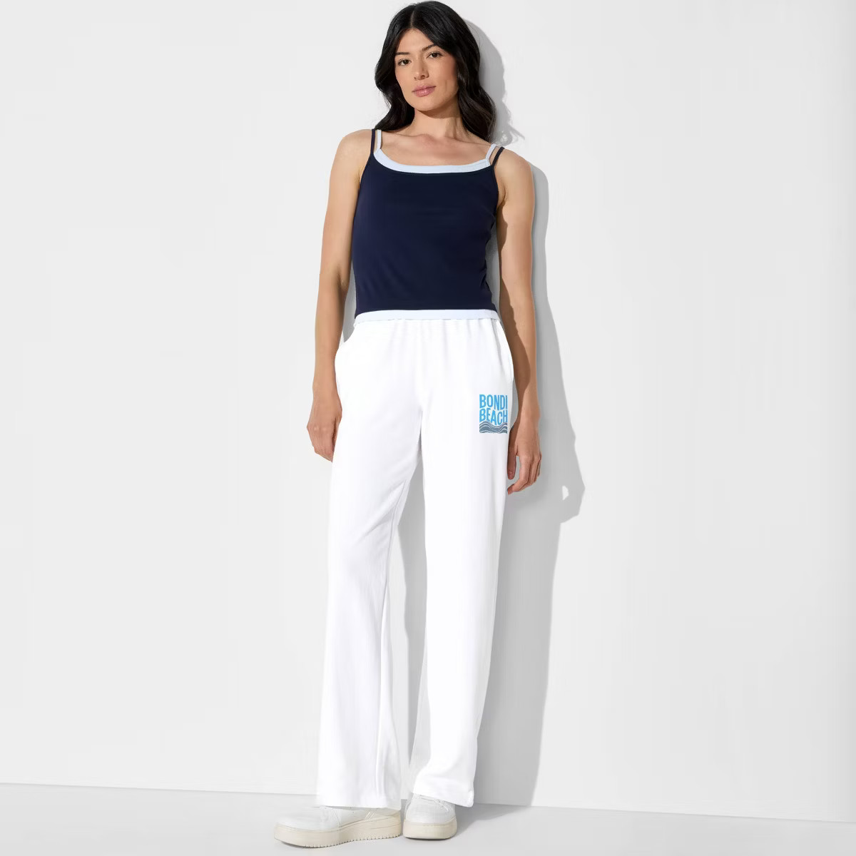 Women's Mid-Rise French Terry Sweatpants - Wild Fable™ | Target
