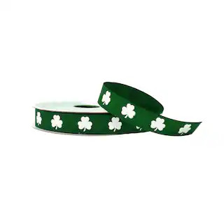 1/2" x 3yd. Grosgrain Shamrock Ribbon by Celebrate It® St. Patrick's Day | Michaels Stores