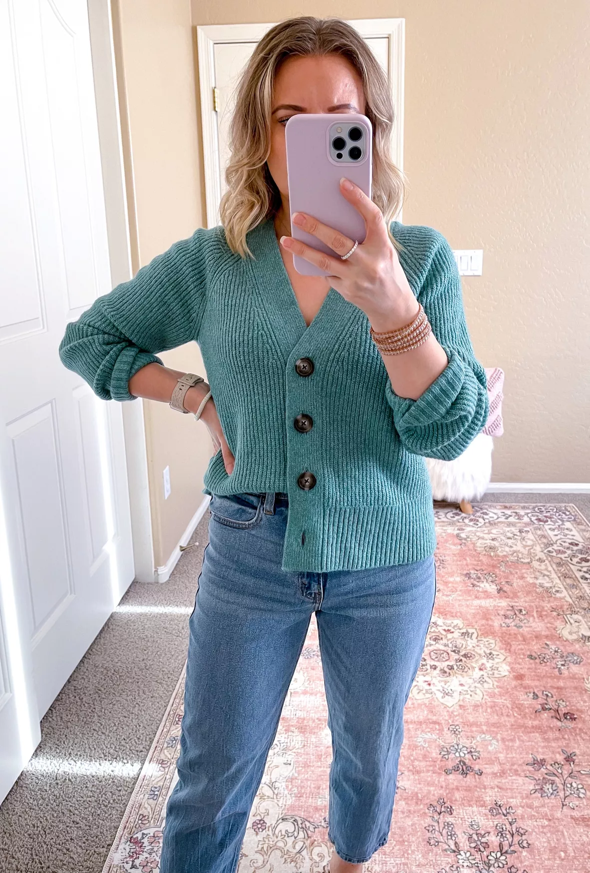 Fuzzy Knit Cardigan Sweater curated on LTK