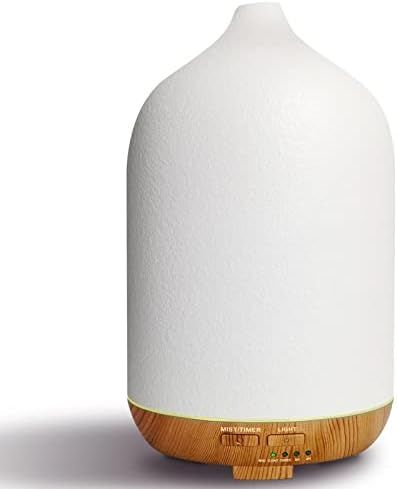 Essential Oil Diffusers, Ceramic Diffuser for Home, 300ml Aromatherapy Diffuser with Waterless Au... | Amazon (US)