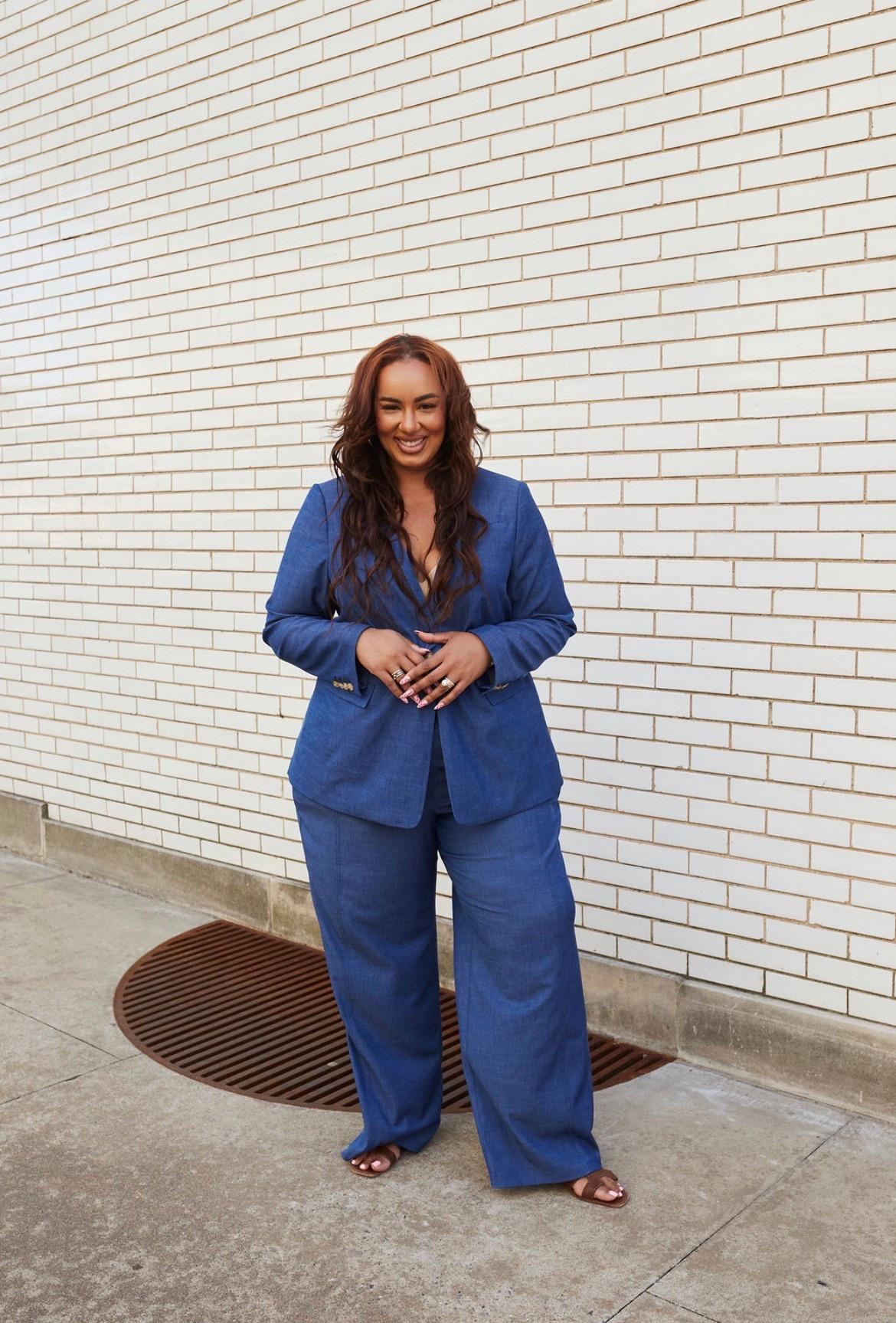 Monday blues 💙 Loving this versatile set from Lane Bryant! 

#LTKMidsize #LTKootd #LTKWorkwear