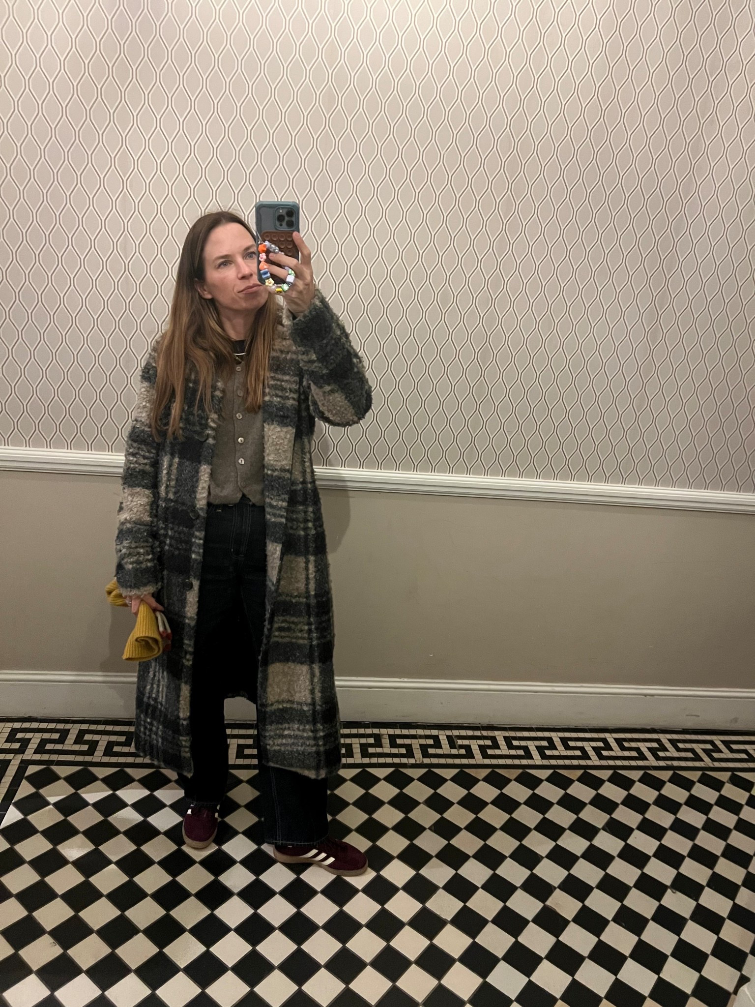 Cool girl style, cool girl outfit, cool girl coat, diamond necklace necklace stack, cashmere sweater, reformation sweater, Amazon perfect T-shirt, gap jeans, marine layer jacket, over 40s style, over 40s Mom style, over 40s outfit and info

#LTKdayinmylife #LTKOver40 #LTKValentine