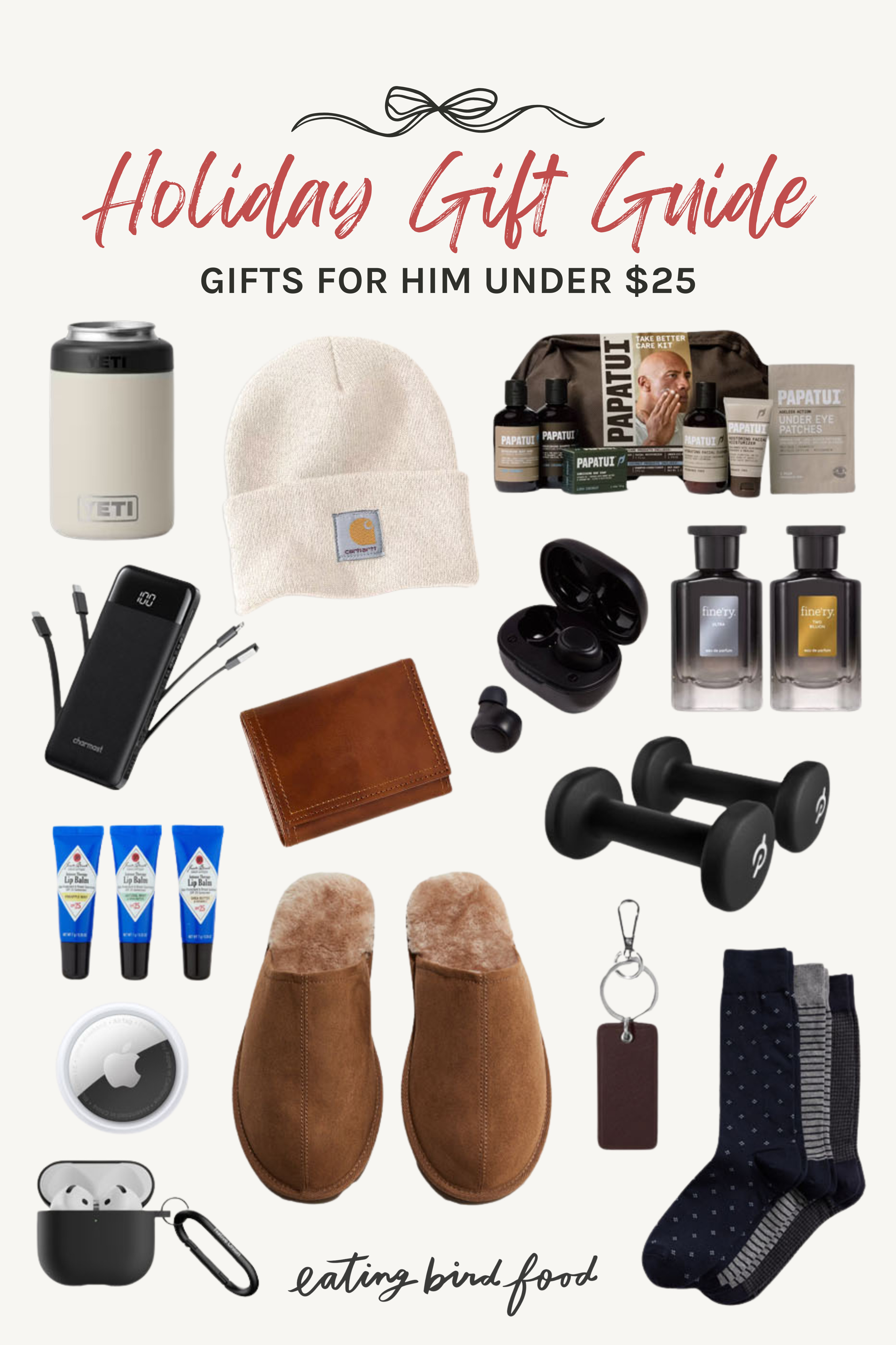Holiday Gift Guide for Him Under $25 | Affordable Gift Guide for Him | Mens Gift Guide 

 #LTKGiftGuide #LTKHoliday #LTKMens