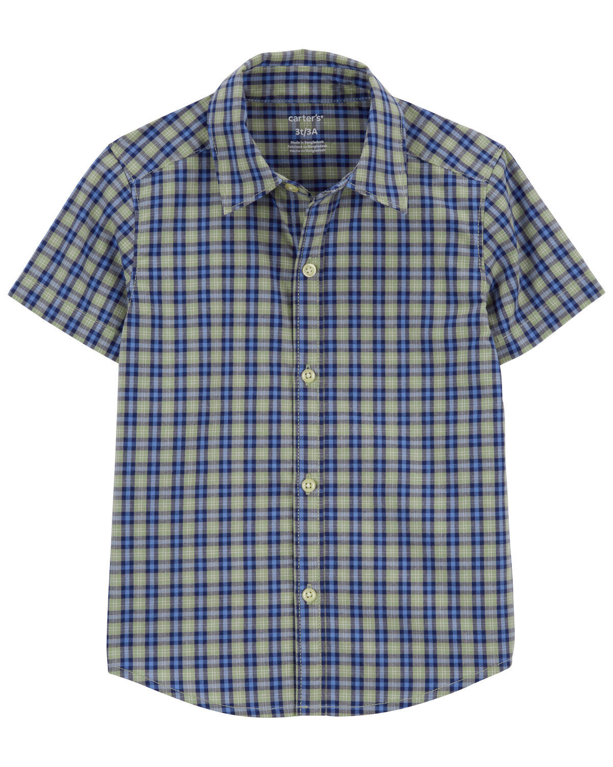 Baby Plaid Button-Down Shirt | Carter's