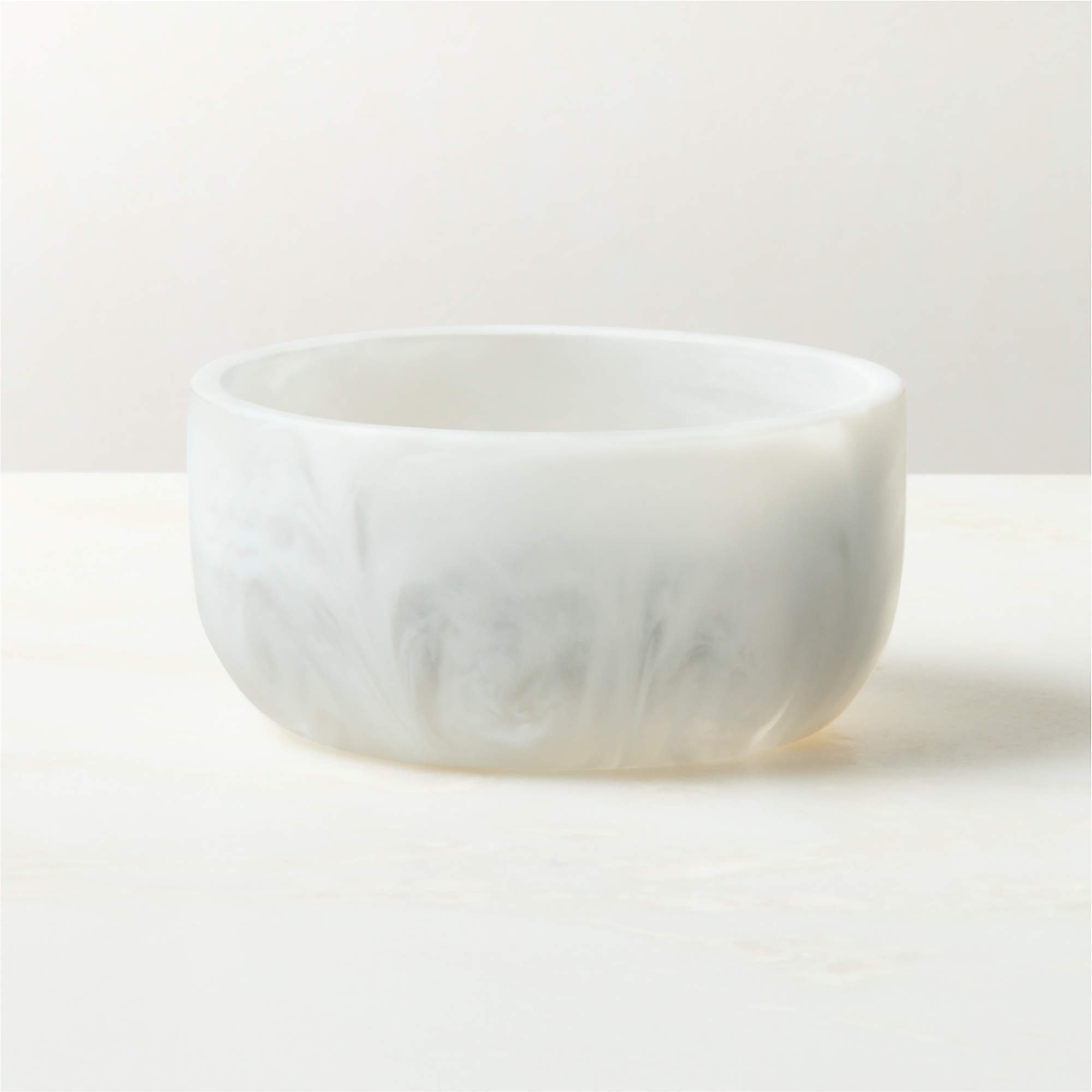 Radley White Swirl Resin Mini Bowls Set of 3 | CB2 | CB2