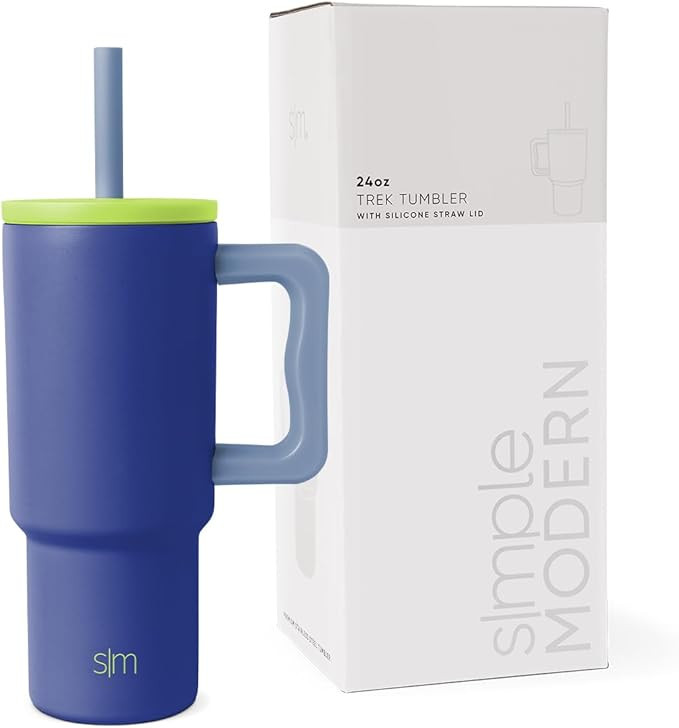 Simple Modern Kids 24 oz Tumbler with Handle and Silicone Straw Lid | Spill Proof and Leak Resist... | Amazon (US)