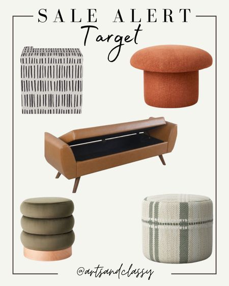 Did you know that Target has amazing furniture finds perfect for any home? From ottomans to benches, you can find the perfect piece of furniture that'll complete any living space. Plus, you can save up to 25% on furniture during this limited-time sale! Additionally, Target also offers savings of up to 20% on kitchen and dining items, bedding sets and rugs too. So if you're looking to spruce up your home decor with some new pieces, now's a great time to shop at Target! Hurry though - this sale ends on January 15th. With such amazing discounts available, you won't regret taking advantage of these prices before they're gone.

#LTKFind #LTKsalealert #LTKhome