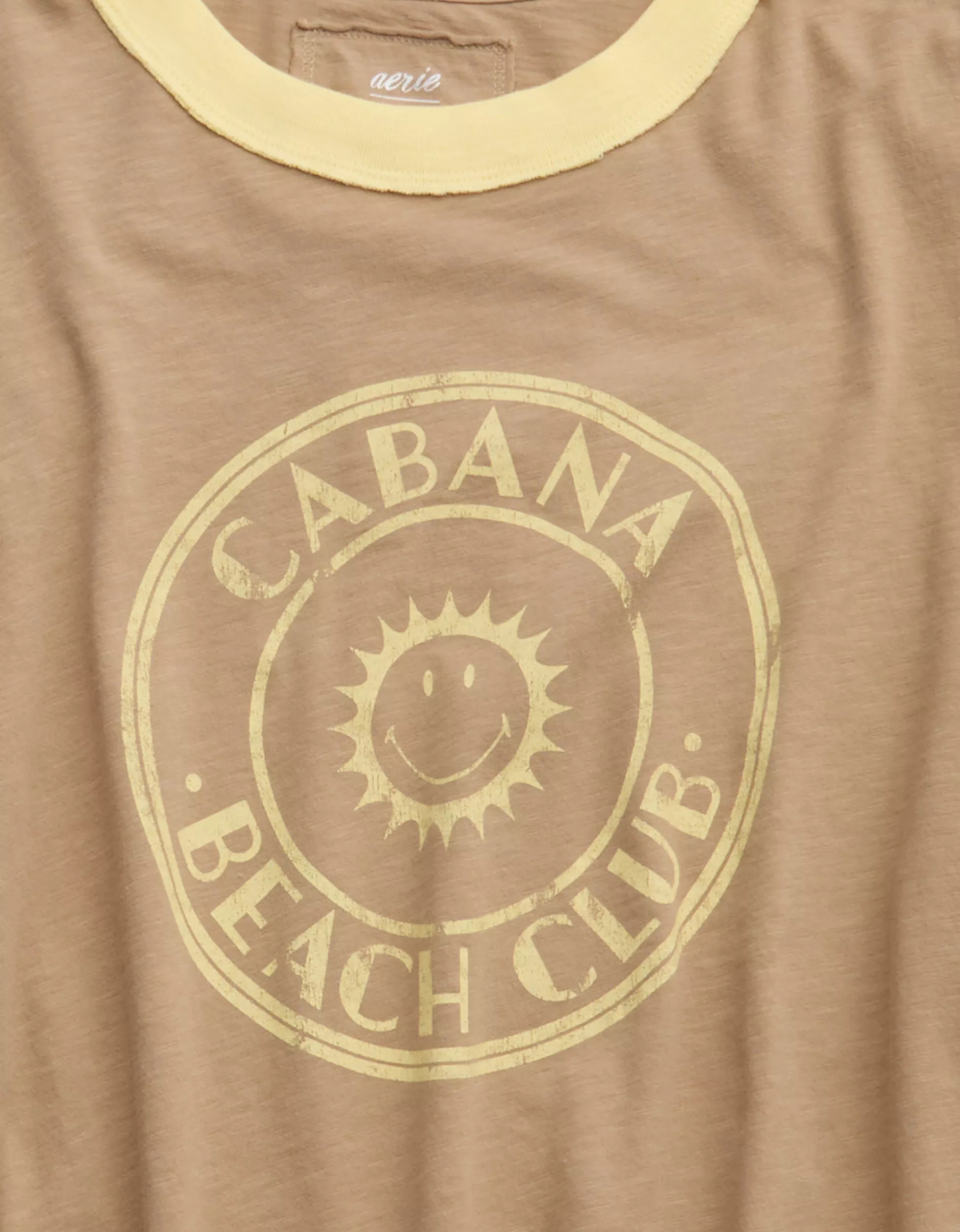 Aerie | Smiley® Oversized Crew Boyfriend T-Shirt | Aerie