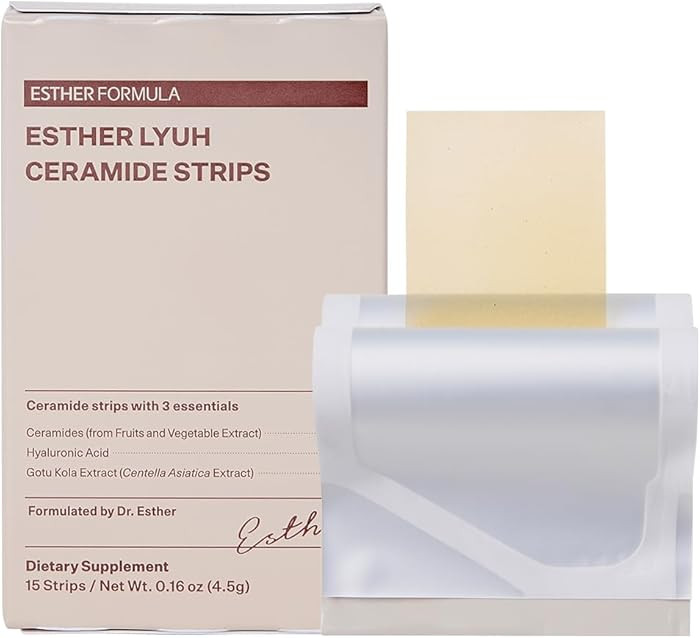 ESTHER FORMULA Ceramide Strips (15 ct) Fast-Absorbing Oral Beauty Film with Phytoceramides & Hyal... | Amazon (US)