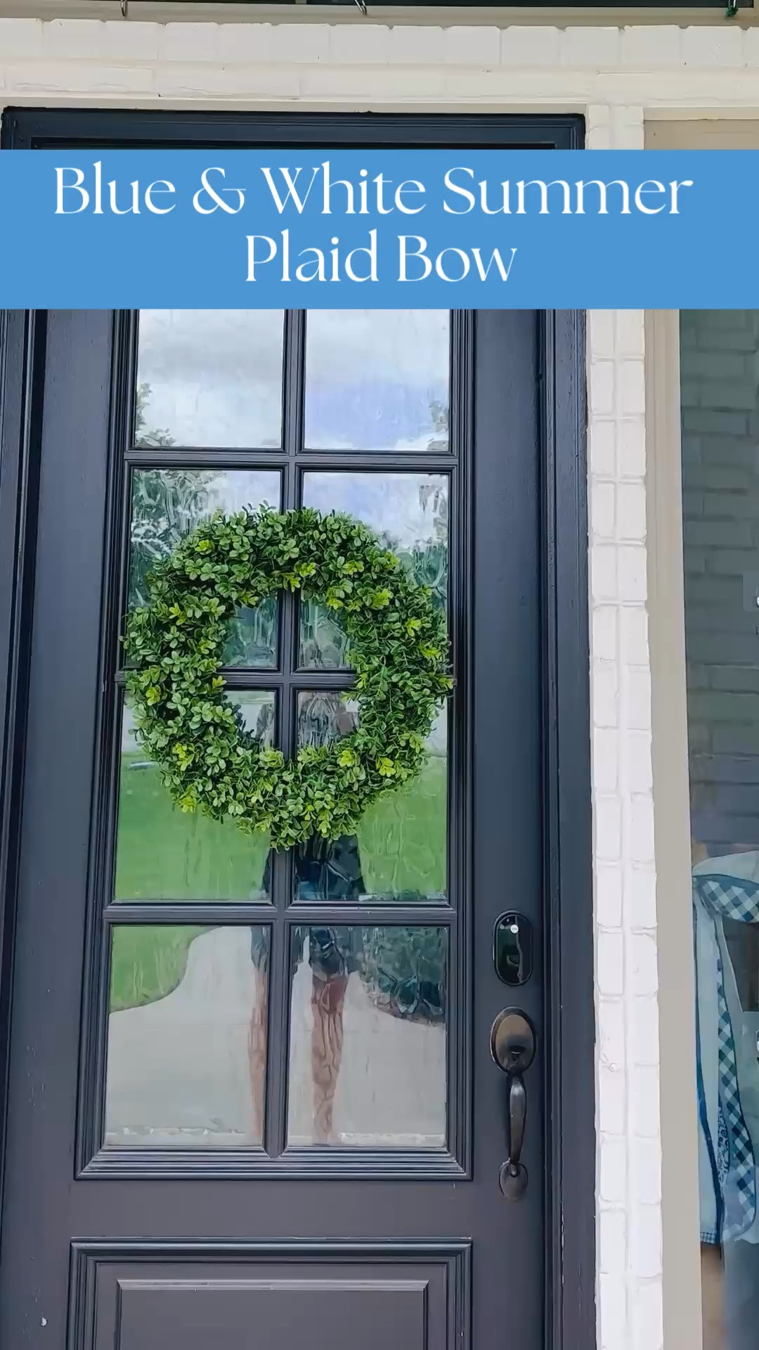 Blue & White Summer Wreath Bow for Summer!

#LTKSeasonal #LTKHome #LTKSaleAlert