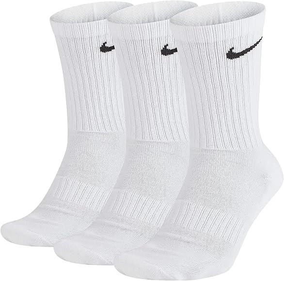 NIKE Men's Everyday Lightweight Crew Training Socks (3 Pairs) | Amazon (UK)