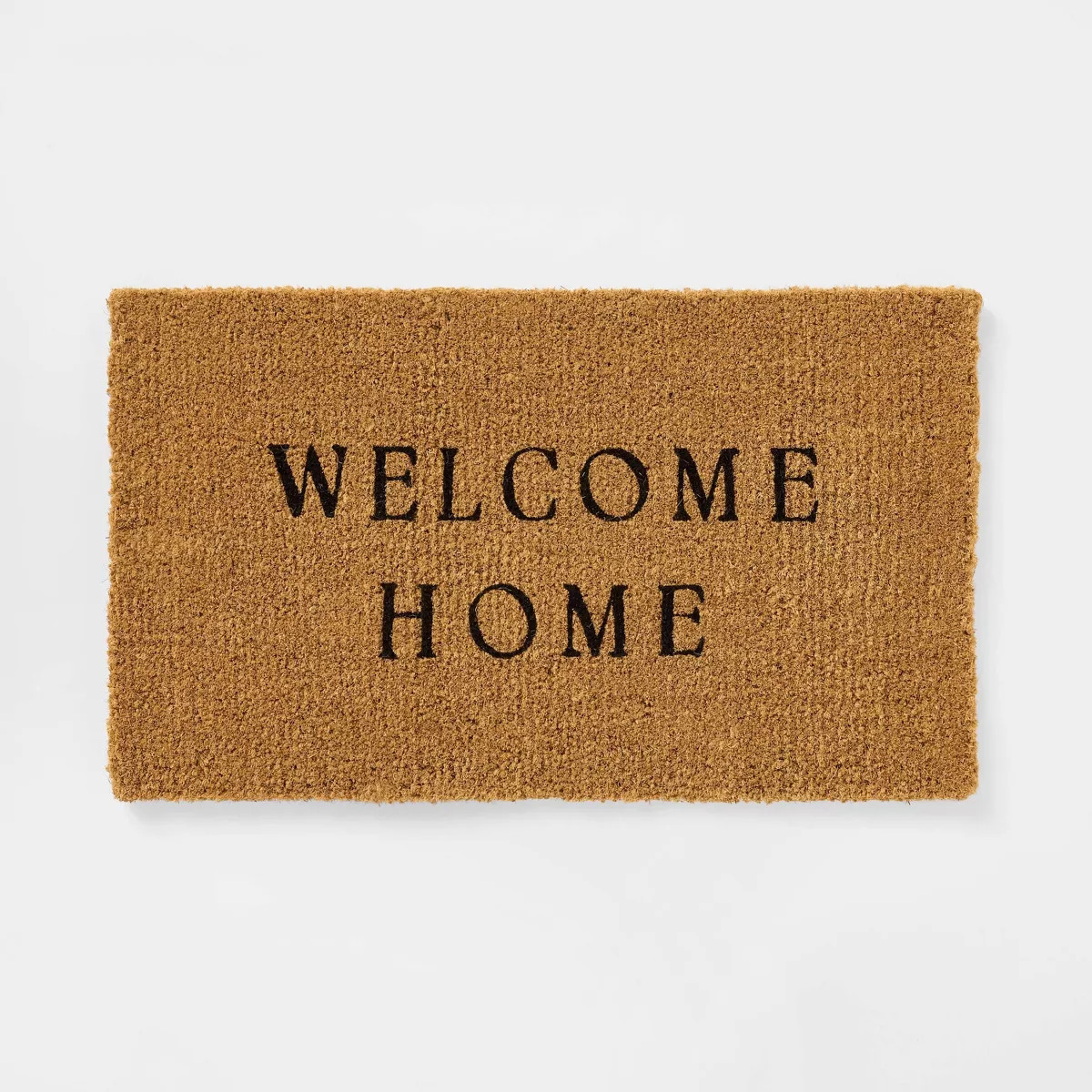 1'6"x2'6" 'Welcome Home' Outdoor Coir Doormat Black - Threshold™ designed with Studio McGee | Target
