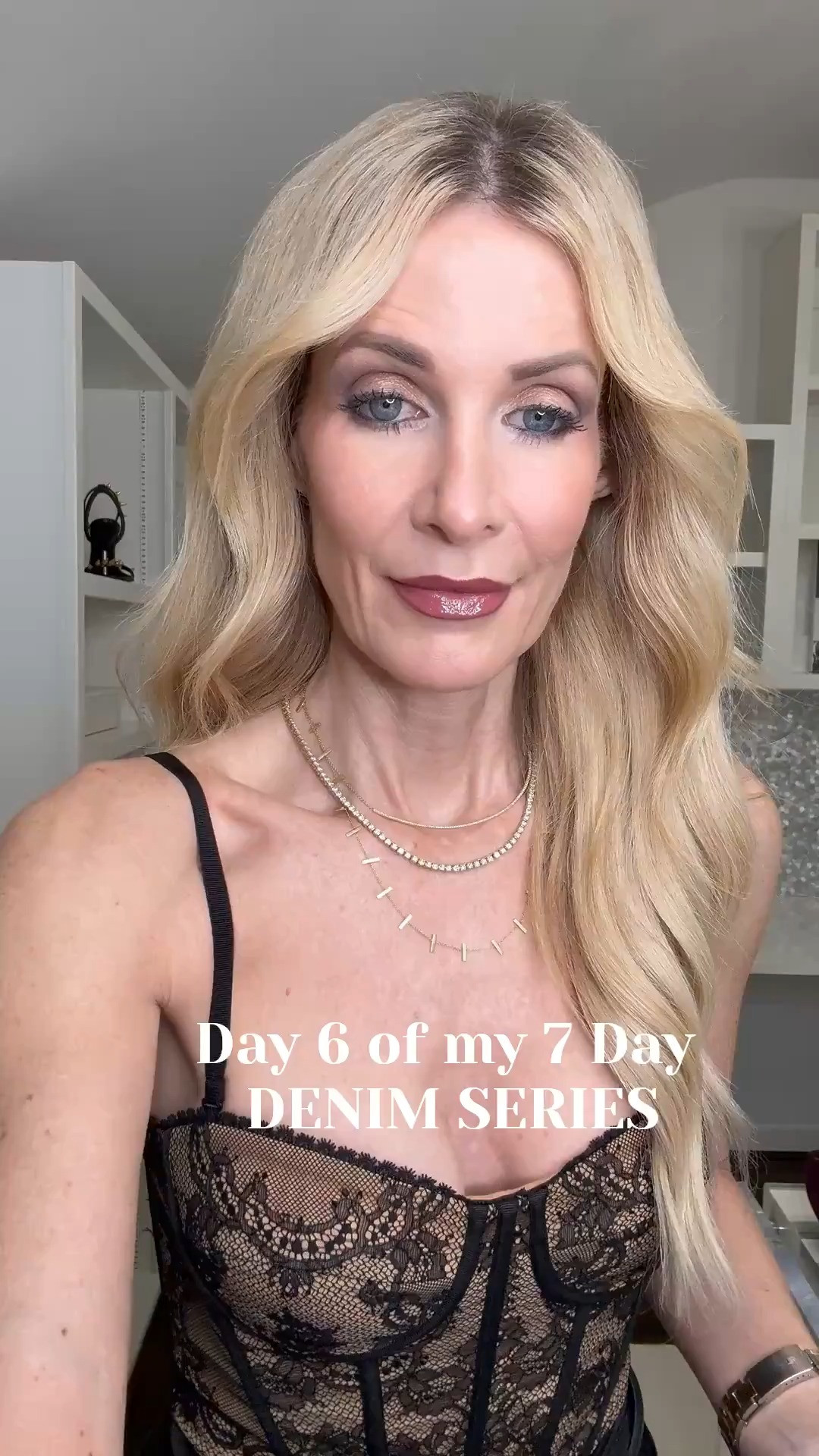 Day 6 of my 7-Day Denim Series and we’re talking about one of 2026’s biggest denim trends… the skinny flare 👖✨ And let me tell you—these Veronica Beard skinny flares might just be the most universally flattering jeans on the market. 🙌🏼 ✔️ Legs look MILES long ✔️ Hugs your curves in all the right places ✔️ Snatches the waist ✔️ The perfect going-out jean I styled them with a lace bustier and this fabulous cropped silk blazer for the ultimate elevated denim moment. 🔥 Also… Happy Valentine’s Day 💘 Wishing you so much love today, no matter what your relationship status is. Love day is for everyone. 🤍 ✨ Fit details: Jeans run true to size — I’m wearing a 24 Jacket + bustier — wearing an XS  

 

#LTKdayinmylife #LTKootd #LTKOver40