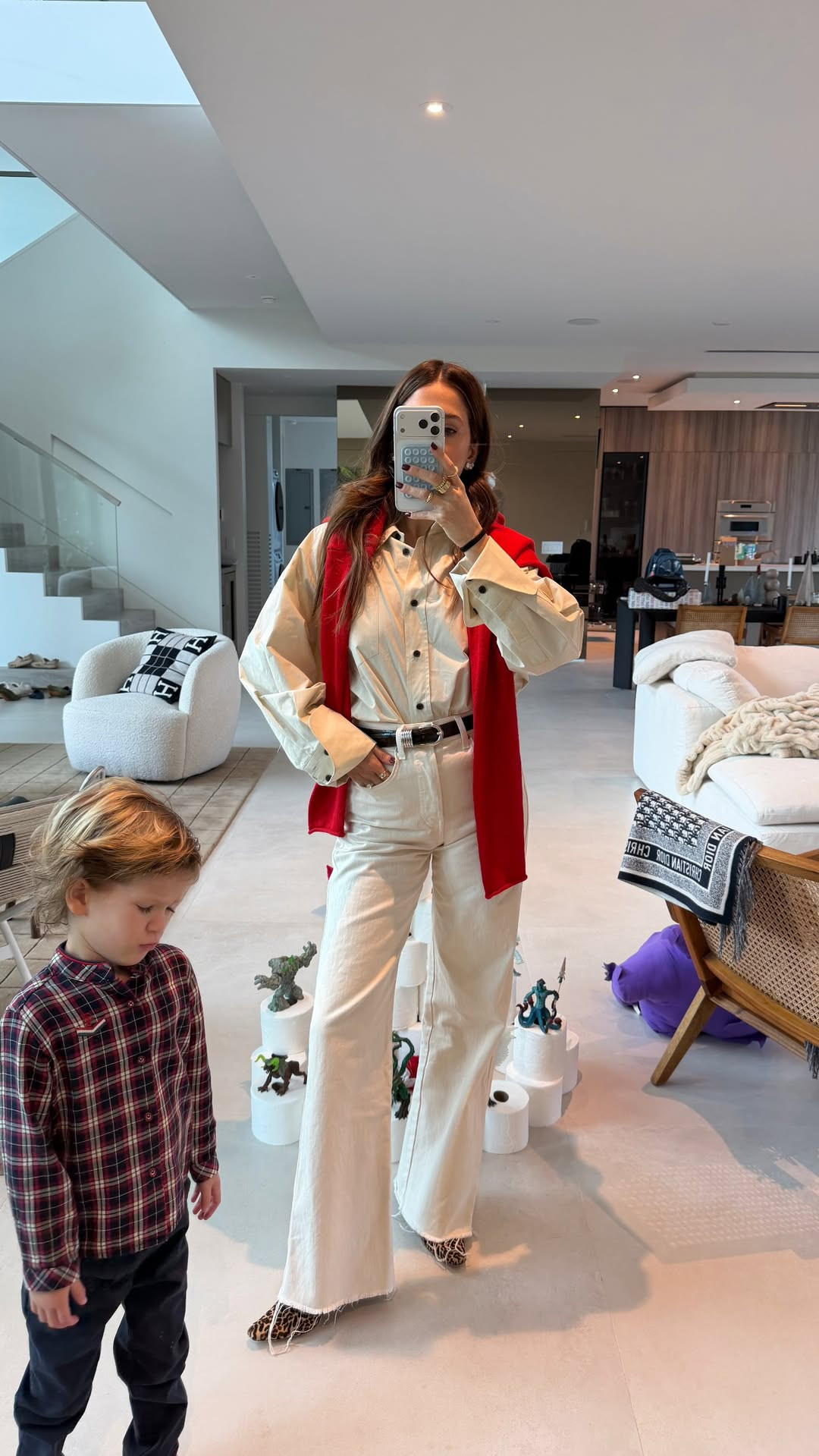 Pop of red♥️ 

 #LTKHoliday #LTKgrwm #LTKootd