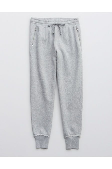 Aerie Fleece-Of-Mind Zip Jogger | American Eagle Outfitters (US & CA)