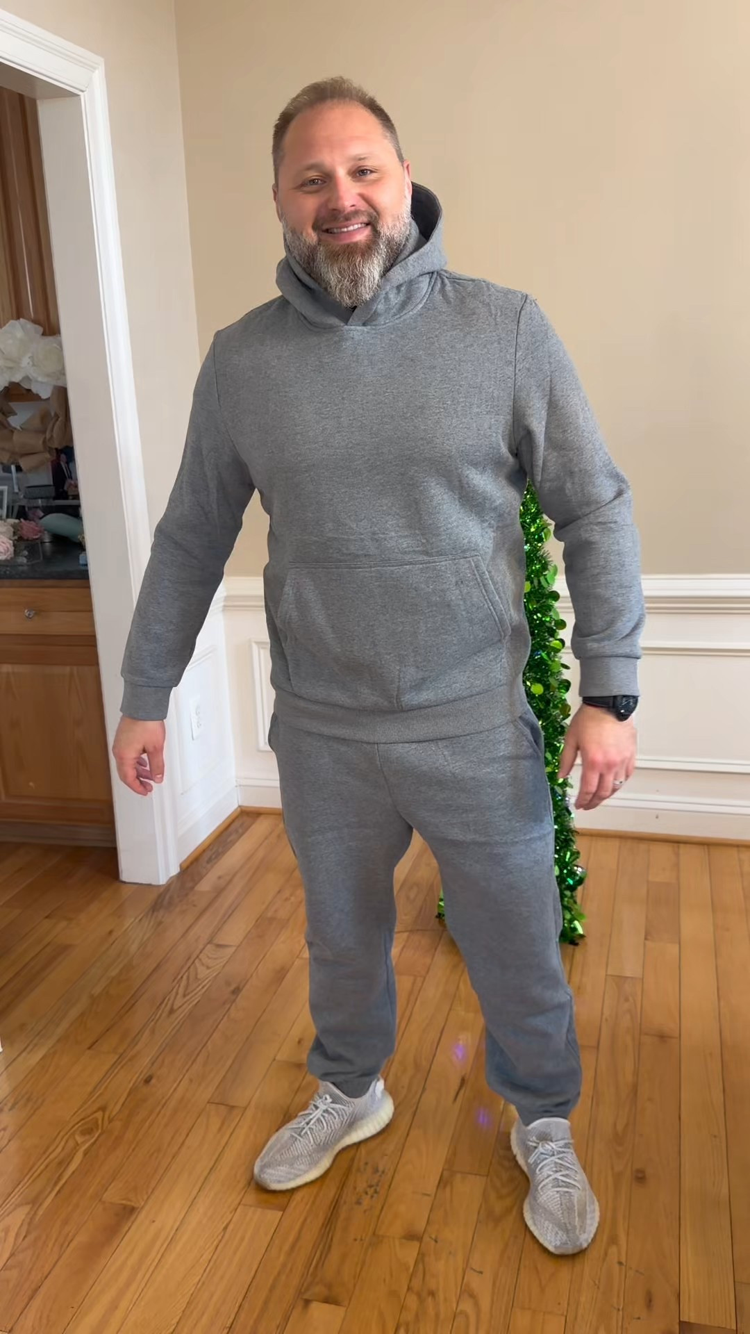 My Husband in His New Favorite Tracksuit 👀🔥

Okay, I had to share this because my husband put on this two-piece sweat tracksuit and… wow. I did not expect a simple lounge set to look this good. It’s soft, clean, and somehow makes him look like he actually tried — even though it’s literally sweats.

The fabric is super cozy on the inside, the joggers have a comfy waistband that doesn’t bunch, and the top fits him in that relaxed-but-still-put-together way I love. He’s already claimed it as his new weekend uniform. 😅

Why he loves it:
✔️ Soft and warm without being too heavy
✔️ Perfect for errands, lounging, travel — all of it
✔️ Joggers fit great and don’t sag
✔️ Comes in tons of colors (and yes, he wants more)

Sizing: He’s in his normal size and it fits perfectly — relaxed but not baggy.

#LTKHoliday #LTKMens #LTKGiftGuide