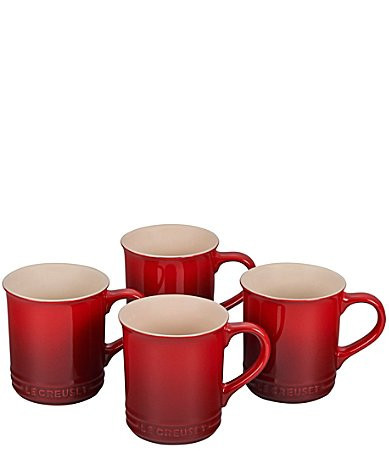 Le Creuset Mugs Set of 4 - Cerise | Dillard's