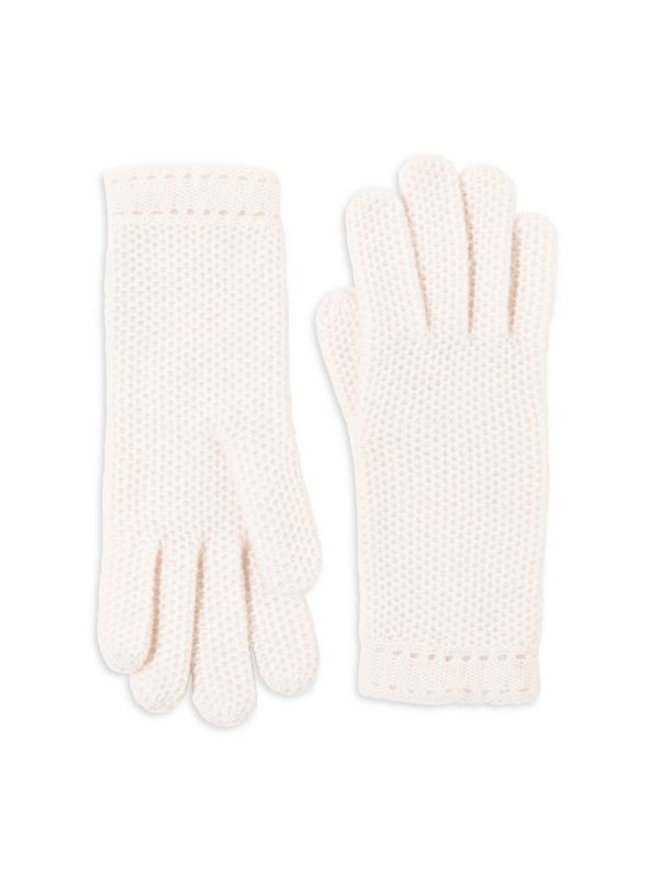 Honeycomb Knit Cashmere Gloves | Saks Fifth Avenue OFF 5TH