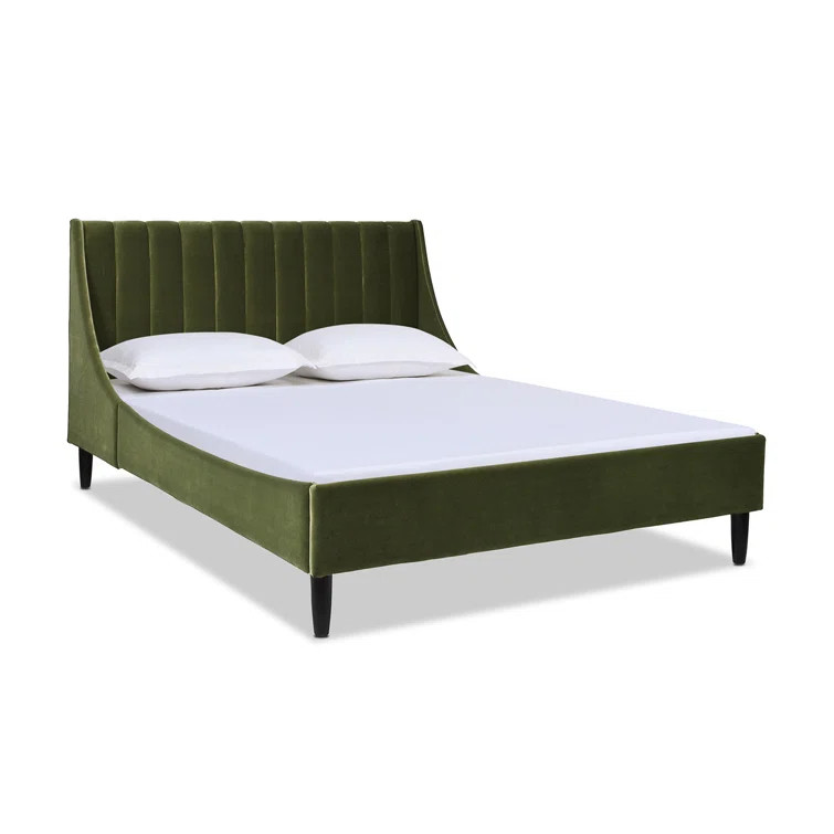 Ashe Tufted Upholstered Low Profile Platform Bed | Wayfair North America