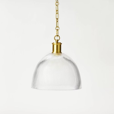 Reeded Glass Pendant Brass - Threshold designed with Studio McGee | eBay US