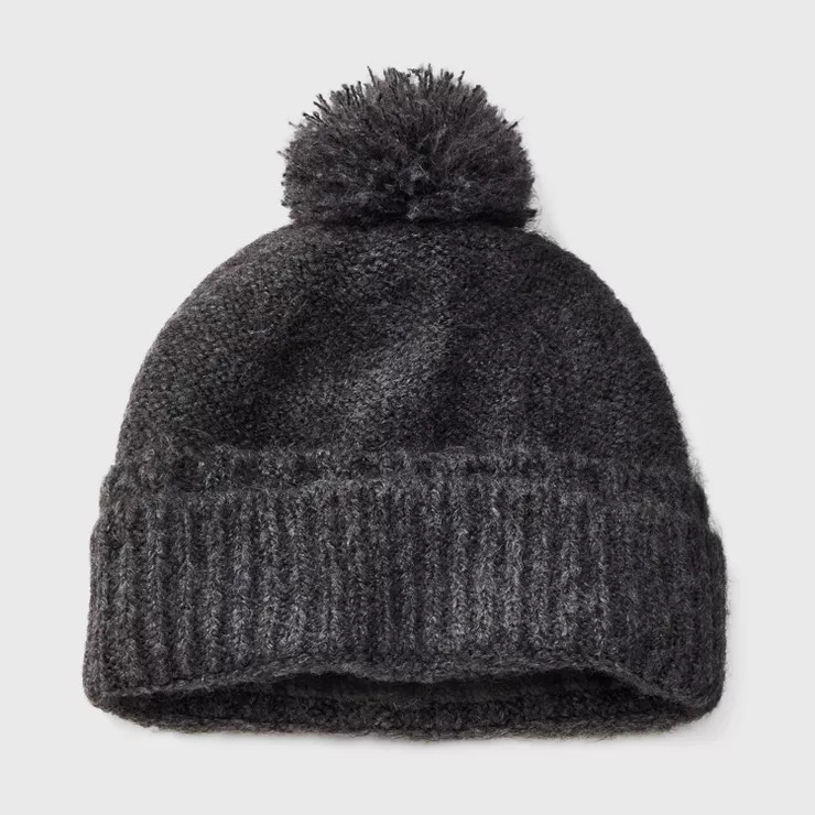 Women's Cuffed Beanie with Pom - Universal Thread™ | Target