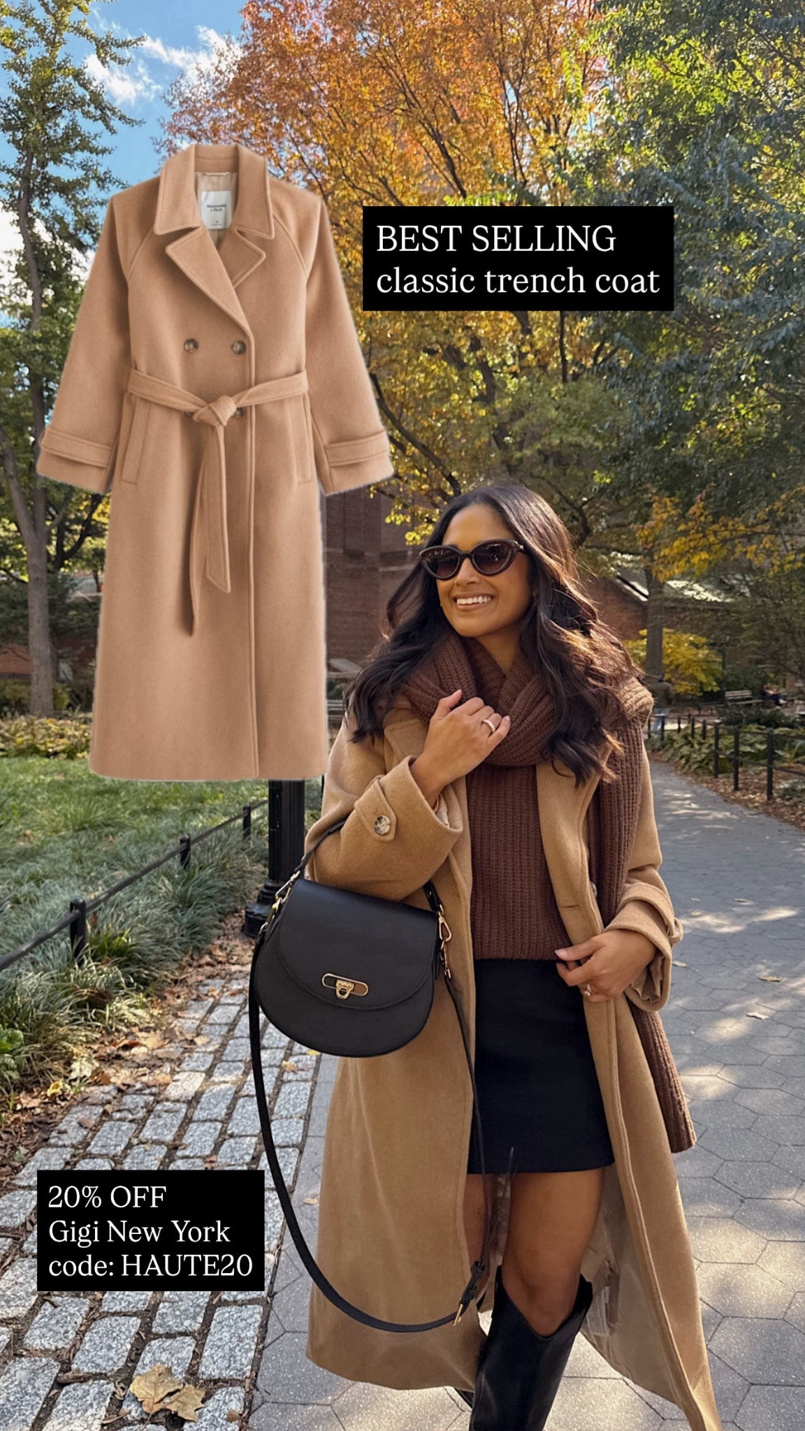 I’m wearing the regular XS in my coat! 

+ Take 20% OFF my bag with code: HAUTE20

#giginewyork #handbags #abercrombie #basics #boots #kneehighboots #coat #trench

#LTKSaleAlert #LTKSeasonal