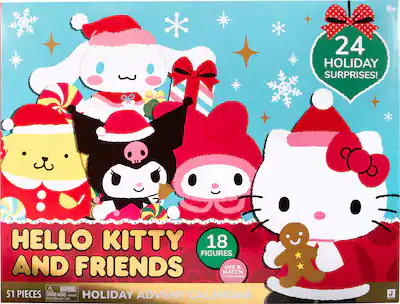 Jazwares - Hello Kitty & Friends 2025 Holiday Advent Calendar | Best Buy U.S.