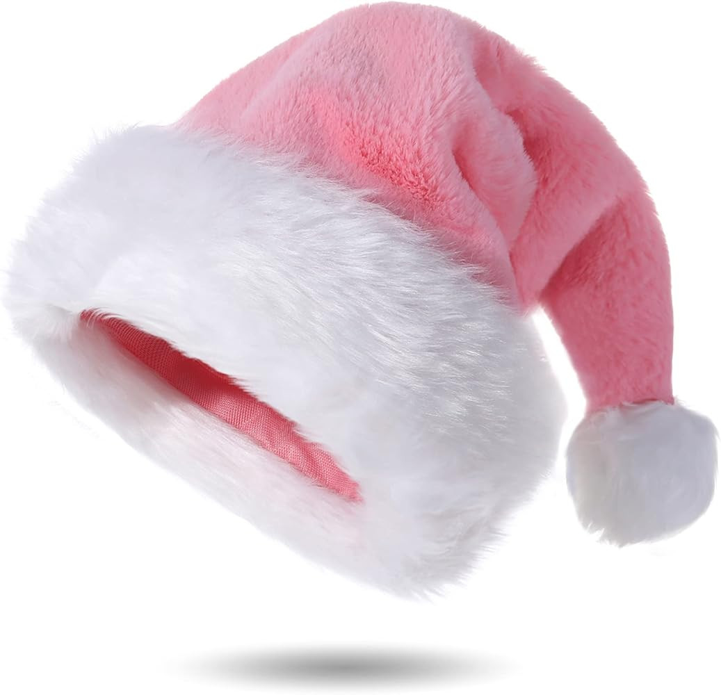 Santa Hats for Adults, Christmas Hats for New Year Festive Party | Amazon (US)
